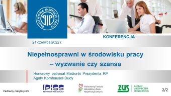 Niepełnosprawni w środowisku pracy - wyzwania czy szansa.