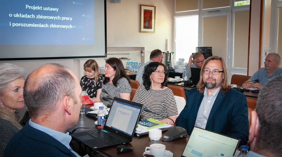 Marcin Stanecki,GIP na posiedzeniu zespołu prawa pracy RDS