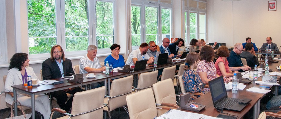 Uczestnicy posiedzenia Zespołu ds. prawa pracy